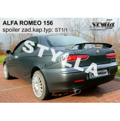 Alfa Romeo 156 sedan 97-05 spoiler zadnej kapoty (EÚ homologácia)