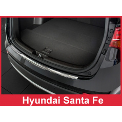 Nerez kryt- ochrana prahu zadného nárazníka Hyundai Santa Fe 2011-16