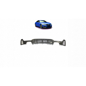 Difúzor BMW 4 F32 F33 F36 Zadný Carbon Look