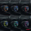 FM vysielač do auta 2×USB-A microSD 12V 24V AMIO-04654
