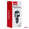 FM vysielač do auta 2×USB-A microSD 12V 24V AMIO-04654