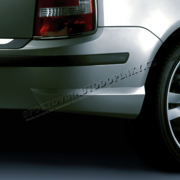 Body-Kit zadné rozšírenie nárazníka ABS-čierny, Škoda Fabia Combi, Sedan Facelift