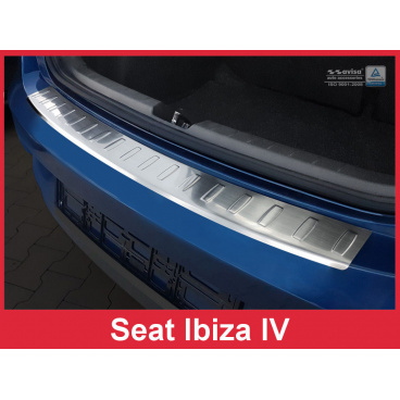 Nerez kryt- ochrana prahu zadného nárazníka Seat Ibiza IV HTB. 2012-17 Nerez kryt- ochrana prahu zadného nárazníka Seat Ibiza IV HTB. 2012-17