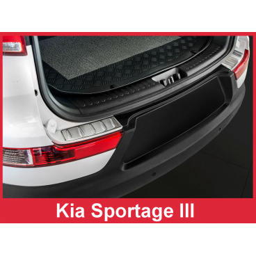 Nerez kryt-ochrana prahu zadného nárazníka Kia Sportage III 2010-15 Nerez kryt-ochrana prahu zadného nárazníka Kia Sportage III 2010-15