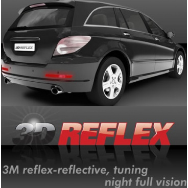 Reflexná samolepiaci fólia 3D reflex 2 ks Reflexná samolepiaci fólia 3D reflex 2 ks