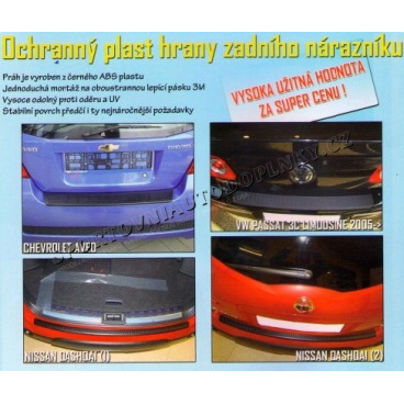 Ochranný plast hrany zadného nárazníka Chevrolet Aveo sedan