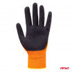 Ochranné polyesterové rukavice potiahnuté latexovou penou veľkosť 10 2132X 4ks.
