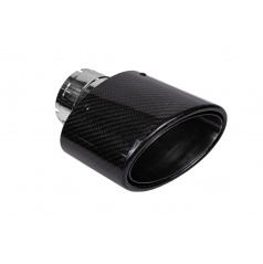 Koncovka tlmiča 150x90mm vstup 70mm Carbon Gloss