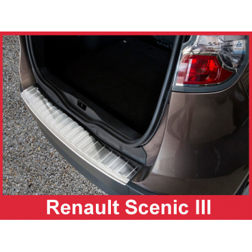 Nerez kryt- ochrana prahu zadného nárazníka Renault Scenic III 2009-16