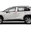 Nerez obloženie okien Toyota C-HR 2016-23