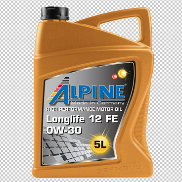 Syntetický motorový olej Alpine 0W-30 Longlife 12FE 1 alebo 5 litrov