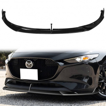 Predný spojler Mazda 3 IV BP Lesklá čierna