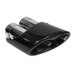 Koncovka tlmiča 190mmx2 vstup 70mm Carbon Gloss Sada