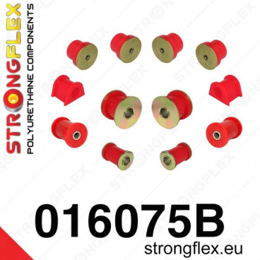 Alfa Romeo GT Strongflex zostava silentblokov len pre prednú nápravu 12 ks Alfa Romeo GT Strongflex zostava silentblokov len pre prednú nápravu 12 ks