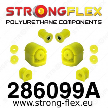 Nissan Sunny StrongFlex Sport sestava silentbloků jen pro přední nápravu 7 ks Nissan Sunny StrongFlex Sport sestava silentbloků jen pro přední nápravu 7 ks