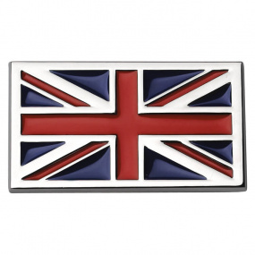 Znak -British flag- chróm prevedenie s podlepením