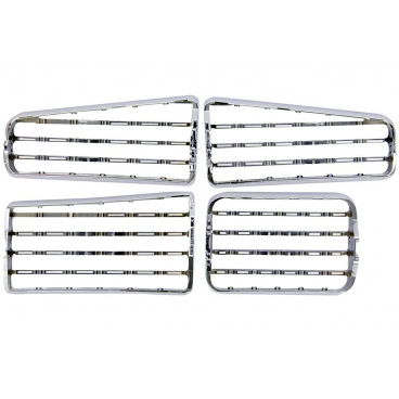 VW Golf III ventilačné mriežky do palubnej dosky chróm prevedenie 4 ks VW Golf III ventilačné mriežky do palubnej dosky chróm prevedenie 4 ks