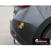 Dekor samolepící GECKO žlutý