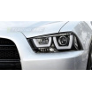 Dodge Charger LX II 2011-15 predné číre svetlá Tube Light Black (LPDO14)