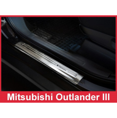 Nerez ochranné lišty prahu dverí 4ks Mitsubishi Outlander 3 2012-16