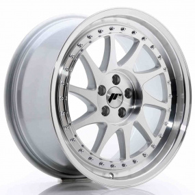 JR Wheels JR26 18x8,5 ET35 5x120 Strieborná Leštená Čelná Strana