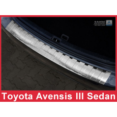Nerez kryt- ochrana prahu zadného nárazníka Toyota Avensis III sedan 2012-15