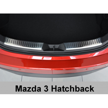 Nerez kryt- ochrana vnútorného batožinového priestoru Mazda III HTB.