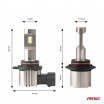 Automobilové LED žiarovky série H25 CANBUS HIR2 9012 12V 31W AMIO-04716