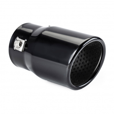 Športová nerezová koncovka výfuku black 76 mm Športová nerezová koncovka výfuku black 76 mm