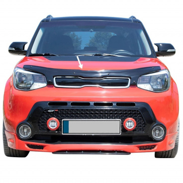 Deflektor prednej kapoty Kia Soul 2014-19 Deflektor prednej kapoty Kia Soul 2014-19
