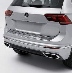 Nerezový brúsený kryt hornej hrany zadného nárazníka VW Tiguan 2024+