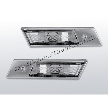 BMW E32 86-94 bočné smerovky chróm (KBBM03)