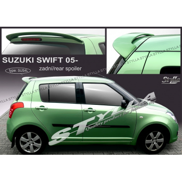 SUZUKI SWIFT 3D, 5D 06+ spoiler zad. dveří horní SUZUKI SWIFT 3D, 5D 06+ spoiler zad. dveří horní