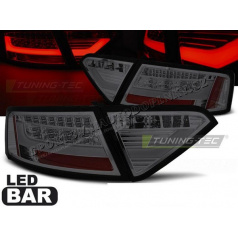 Audi A5 2007-06.2011 Coupe - zadné lampy smoke LED BAR (LDAUE4)