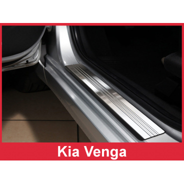 Nerez ochranné lišty prahu dverí 2ks Kia Venga 2009-16 Nerez ochranné lišty prahu dverí 2ks Kia Venga 2009-16