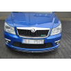 Spoiler pod predný nárazník ver.2 pre Škoda Octavia RS Facelift Mk2 Facelift, Maxton Design (čierny lesklý plast ABS)