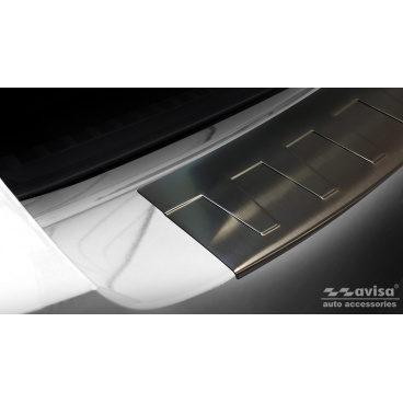 Nerez kryt- čierna ochrana prahu zadného nárazníku Škoda Octavia III RS kombi 2013-19 Nerez kryt- čierna ochrana prahu zadného nárazníku Škoda Octavia III RS kombi 2013-19