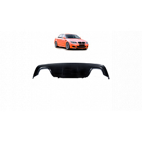 Difúzor BMW 5 E60 E61 Zadný Carbon Look Difúzor BMW 5 E60 E61 Zadný Carbon Look