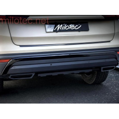 Dummy koncovky výfuku Alu černé lesklé Kodiaq II 2024+