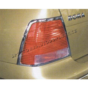 VW Bora 1999+ Chróm rámček zadných svetiel 2 ks