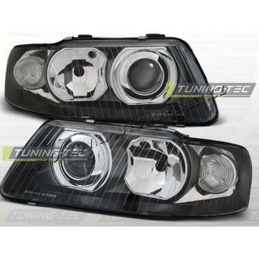 Audi A3 (8L) 2000-03 predné číre svetlá black (LPAU13)