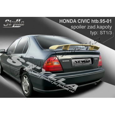Honda Civic htb 95-01 spoiler zadnej kapoty (EÚ homologácia)