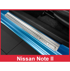 Nerez ochranné lišty prahu dverí 4ks Nissan Note 2 2014-16