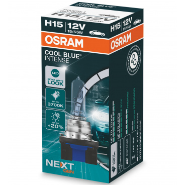 Halogénová žiarovka Osram H15 12V 15/55W PGJ23t-1 Cool Blue INTENSE Next Gen. 3700K