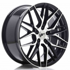 JR Wheels JR28 18x8,5 ET40 5x112 Lesklá čierna s opracovaným čelom