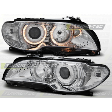 BMW E46 03-06 Angel Eyes chróm (LPBM83) - coupe, cabrio