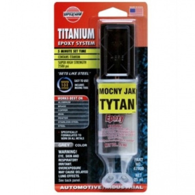 Titánové epoxidové 2-zložkové lepidlo s časticami titánu 25 ml Titánové epoxidové 2-zložkové lepidlo s časticami titánu 25 ml