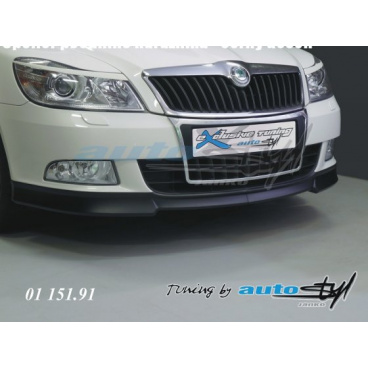 Podspoiler predného nárazníka - čierný dezén Škoda Octavia II facelift