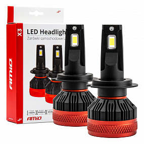 LED automobilové žiarovky série X3 H7 H18 6500K Canbus LED automobilové žiarovky série X3 H7 H18 6500K Canbus