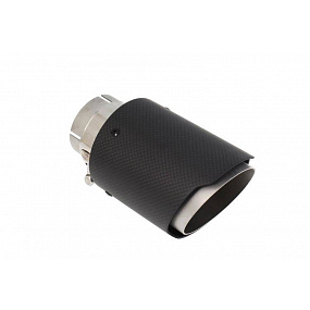 Końcówka tłumika 114mm wejście 76mm Carbon Matt
